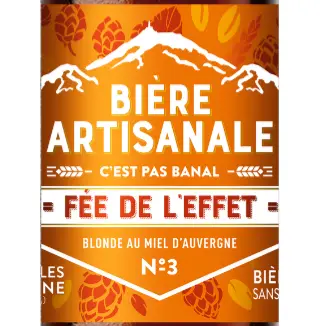 Fée de l'Effet - Biere Blonde au miel d'Auvergne.