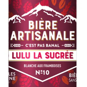 Lulu Sucrée - Biere blanche à la framboise