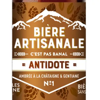 Antidote - Biere ambré à la gentiane & châtaigne