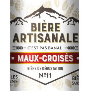 Maux-Croisés - Biere ambré triple au marc d'Auvergne