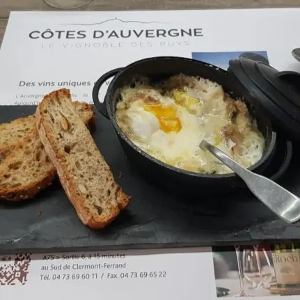 Oeuf cocotte à l'Auvergnate