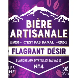 Flagrant Désir - Biere blanche aux myrtilles